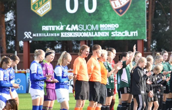 DT-SPORT VIDEO PRO LED-screen tulostaulu Harjun stadionilla Jyväskylässä