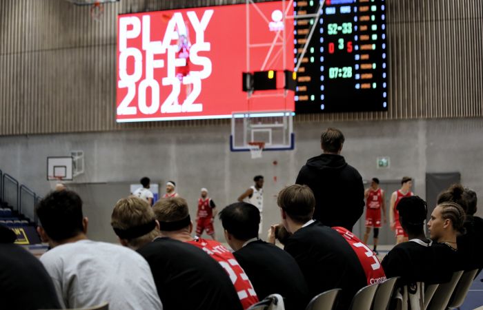 DT-SPORT VIDEO PRO LED-screen tulostaulujärjestelmä Ouluhallissa