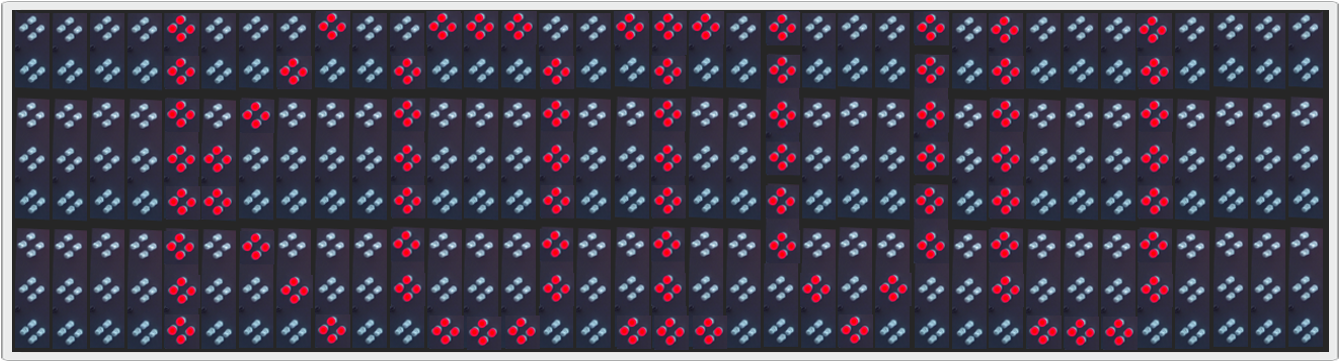 Text matrix displays