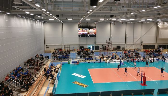 DT-SPORT VIDEO PRO LED-screen tulostaulujärjestelmä Saimaa Stadiumissa