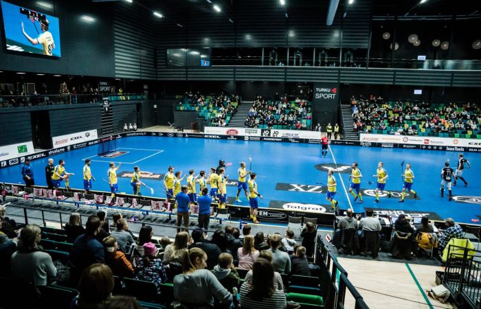 DT-SPORT VIDEO PRO LED screen and scoreboard system in Turku Kupittaa sports hall