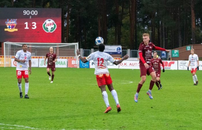 DT-SPORT VIDEO PRO LED-screen tulostaulu Harjun stadionilla Jyväskylässä