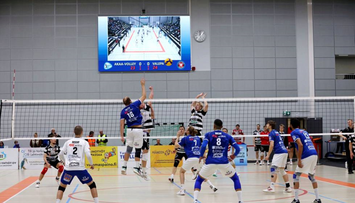DT-SPORT VIDEO PRO LED-screen tulostaulujärjestelmä Akaa areenalla
