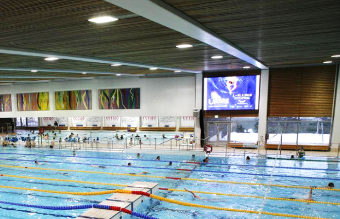 DT-SPORT VIDEO PRO LED-screen in Hämeenlinna swimming hall