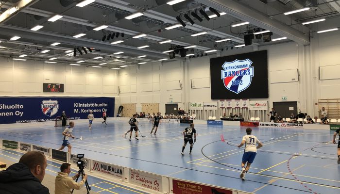 DT-SPORT VIDEO PRO LED screen scoreboard system in Jokirinne Learning Center